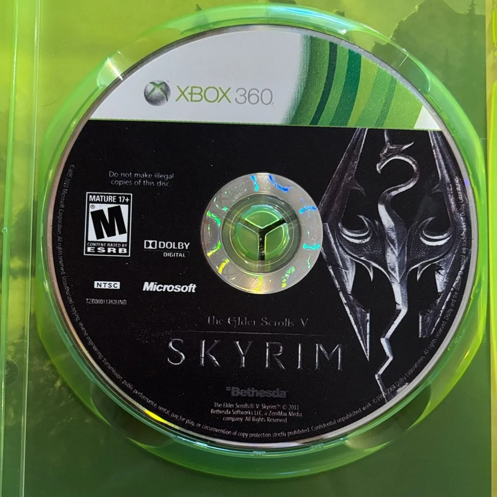 The Elder Scrolls V: Skyrim Video Game for Xbox 360 with Map